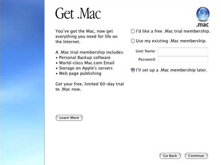 Get .Mac