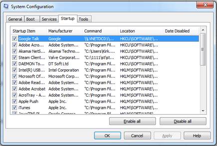 System Configuration